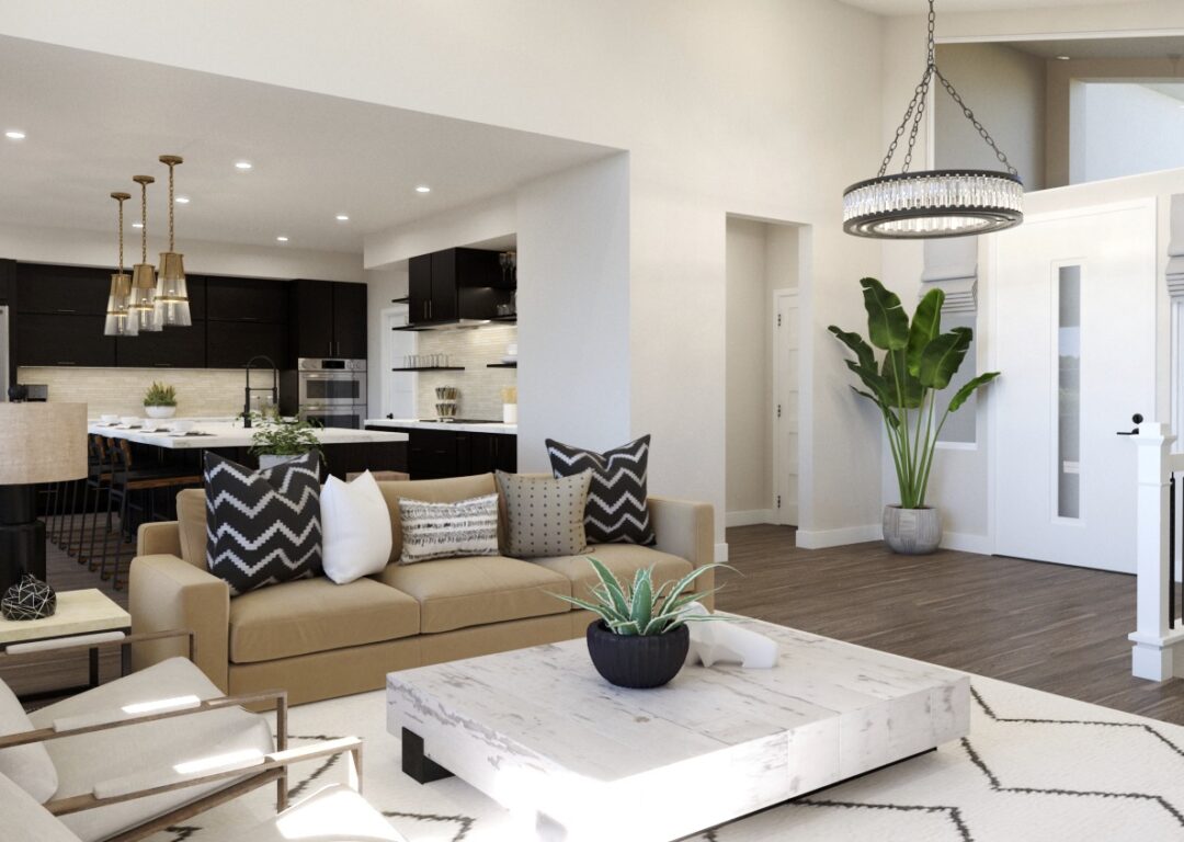 Living-kitchen - Carriage Lane